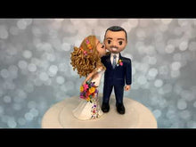 Load and play video in Gallery viewer, Traditional Wedding Cake Topper Figurine