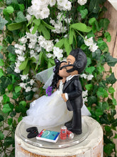 Load image into Gallery viewer, Gamer Wedding Cake Topper Figurine