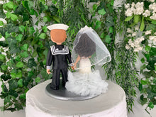 Load image into Gallery viewer, US Navy Wedding Cake Topper Figurine
