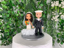 Load image into Gallery viewer, US Navy Wedding Cake Topper Figurine