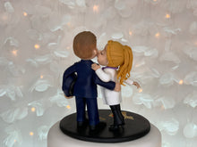 Load image into Gallery viewer, US Air Force and Doctor Wedding Cake Topper Figurine