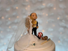 Load image into Gallery viewer, Sports Fan Wedding Cake Topper Figurine