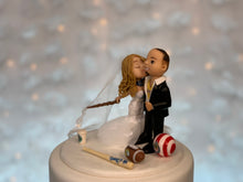 Load image into Gallery viewer, Sports Fan Wedding Cake Topper Figurine
