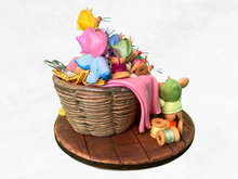 Load image into Gallery viewer, Busy Mice Party Decorations, Mice in a Basket, Silly Home Decor
