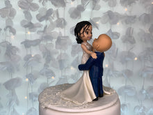 Load image into Gallery viewer, Lift Me Up Wedding Cake Topper Figurine
