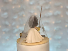 Load image into Gallery viewer, Gone Fish'n Wedding Cake Topper Figurine
