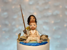 Load image into Gallery viewer, Gone Fish'n Wedding Cake Topper Figurine

